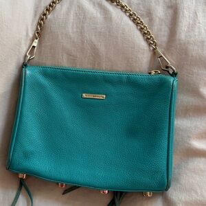 Rebecca Minkoff Turquoise Leather Shoulder Bag